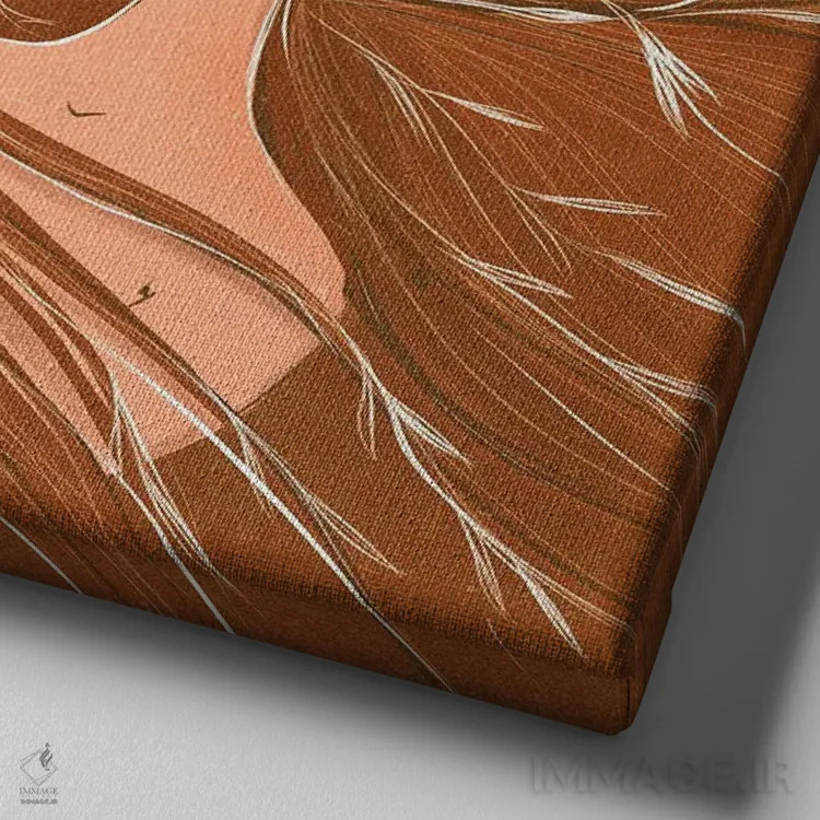 تابلو ما یکی هستیم اثر داشا کریوکوا - نمای نزدیک بافت بوم