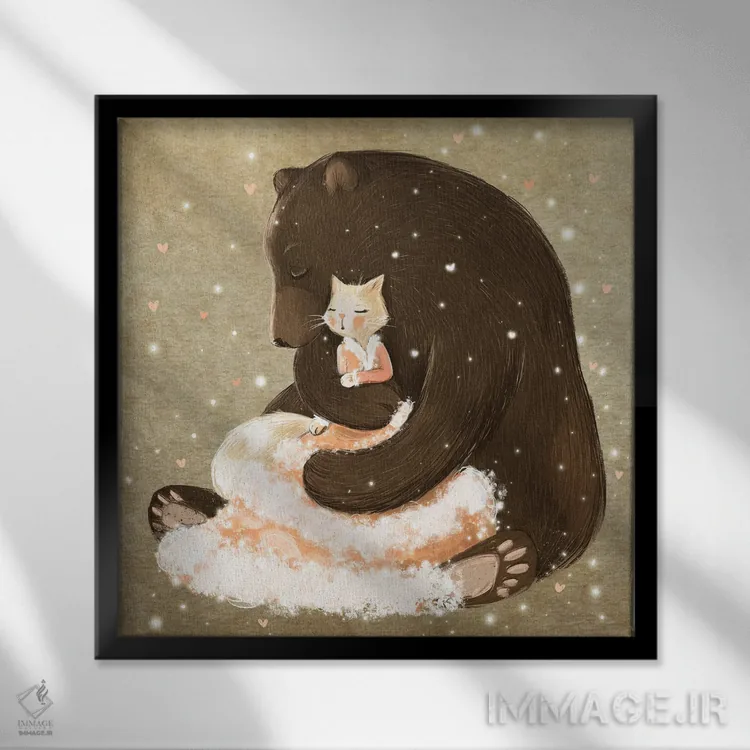 تابلو زیبایی مغرور اثر داشا کریوکوا - نمای قابدار مشکی