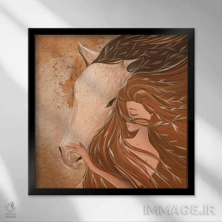 تابلو ما یکی هستیم اثر داشا کریوکوا - نمای قابدار مشکی