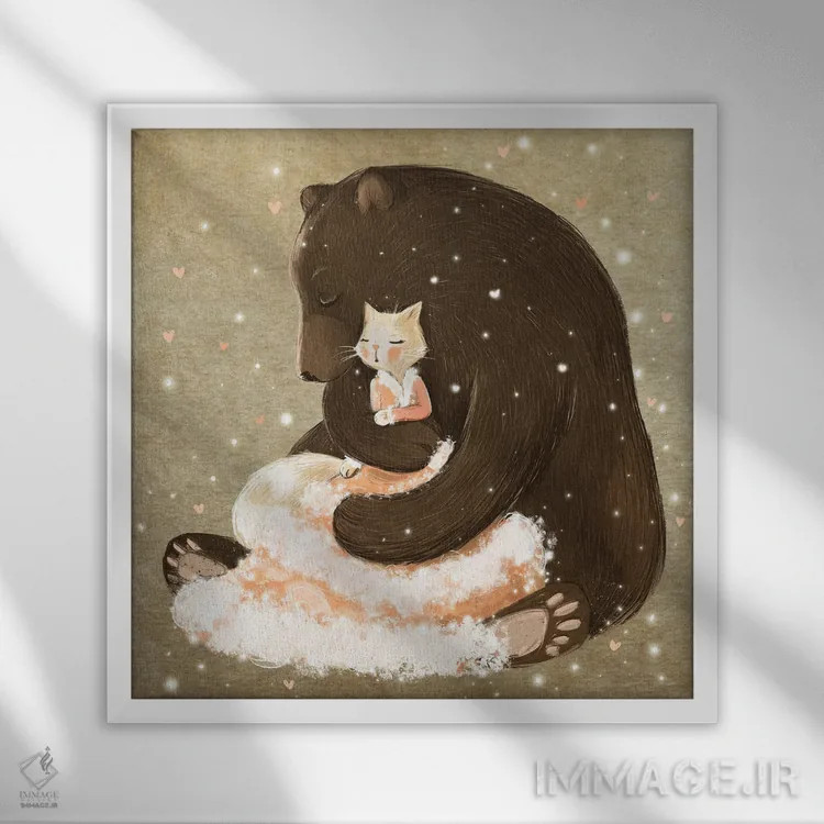 تابلو زیبایی مغرور اثر داشا کریوکوا - نمای قابدار سفید