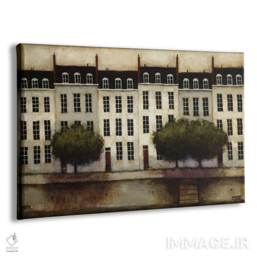 تابلو پاریس بر روی رود سن (فرانسه) اثر دنیل پاتریک کسلر - نمای پرسپکتیو محصول