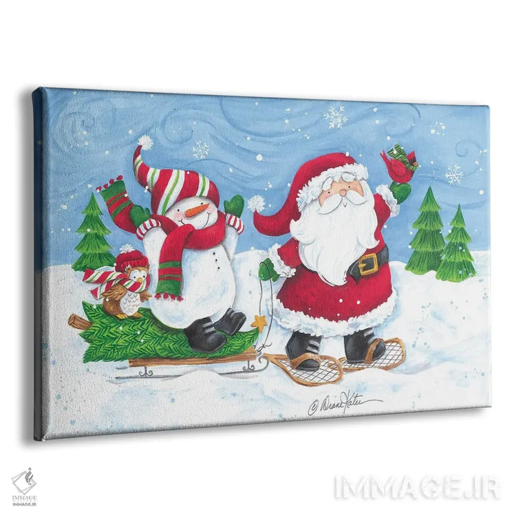 تابلو آوردن درخت کریسمس اثر دایان کاتر - نمای پرسپکتیو محصول