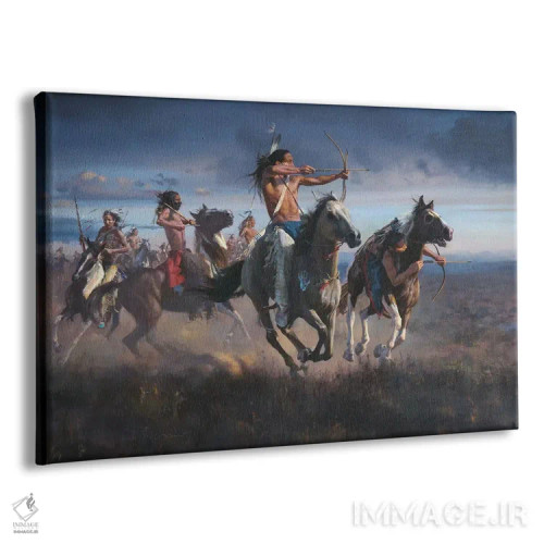 تابلو خط مقدم نبرد اثر دیوید ادوارد کوسرا - نمای پرسپکتیو محصول