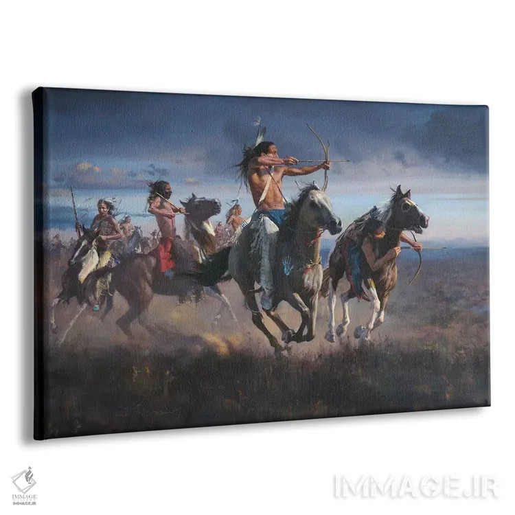 تابلو خط مقدم نبرد اثر دیوید ادوارد کوسرا - نمای پرسپکتیو محصول