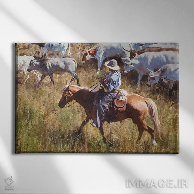 تابلو جمعآوری غیررسمی اثر دیوید ادوارد کوسرا - نمای روبهرو روی دیوار