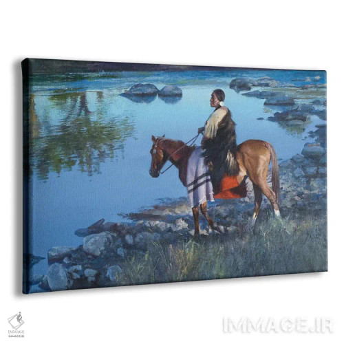 تابلو گذر از آب خنک اثر دیوید ادوارد کوسرا - نمای پرسپکتیو محصول