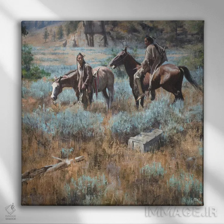 تابلو یابنده مالِ خود کننده اثر دیوید ادوارد کوسرا - نمای روبهرو روی دیوار