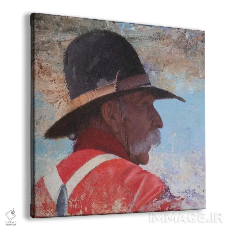 تابلو سایهٔ گاوچرانها اثر دیوید ادوارد کوسرا - نمای پرسپکتیو محصول