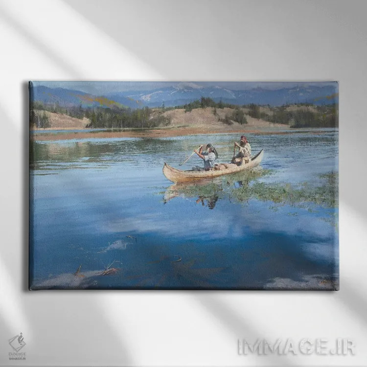 تابلو وسیلهای مناسب برای سفر اثر دیوید ادوارد کوسرا - نمای روبهرو روی دیوار