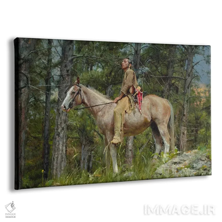 تابلو آرامش بیصدا اثر دیوید ادوارد کوسرا - نمای پرسپکتیو محصول