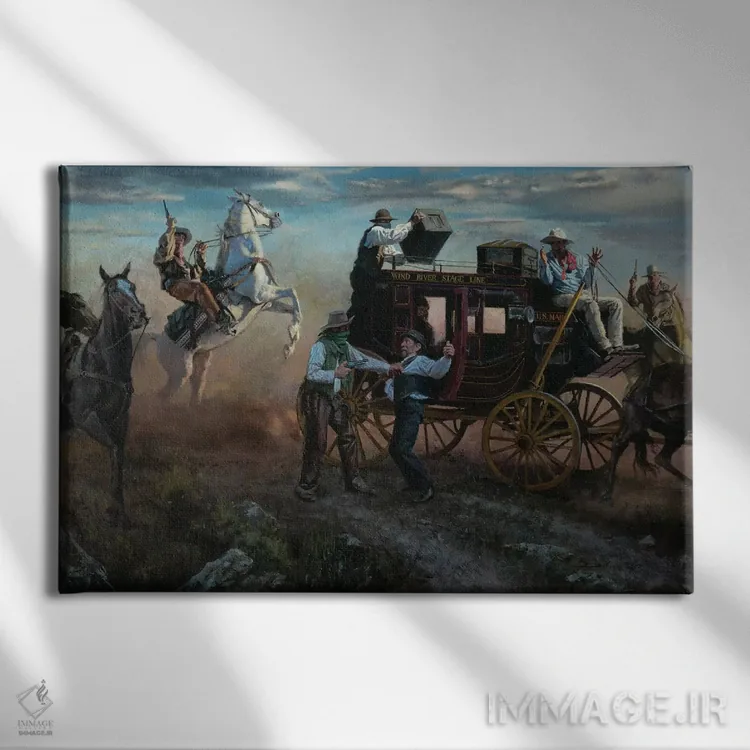 تابلو کمنیرو (در اقلیت بودن) اثر دیوید ادوارد کوسرا - نمای روبهرو روی دیوار