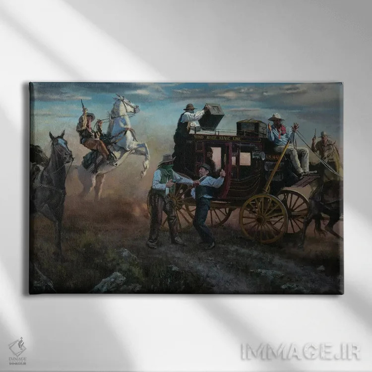 تابلو کمنیرو (در اقلیت بودن) اثر دیوید ادوارد کوسرا - نمای روبهرو روی دیوار