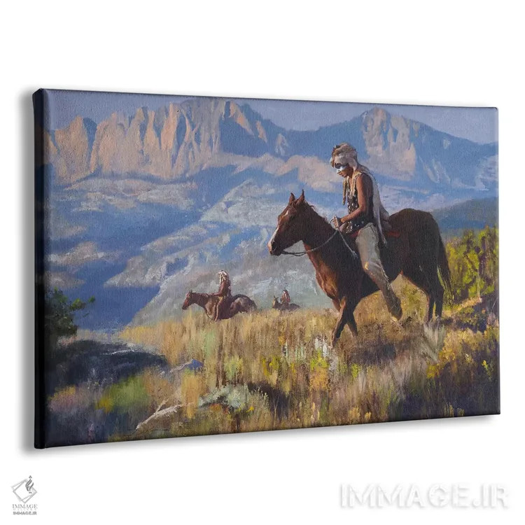 تابلو بررسی زمین (مزرعه یا مراتع) اثر دیوید ادوارد کوسرا - نمای پرسپکتیو محصول