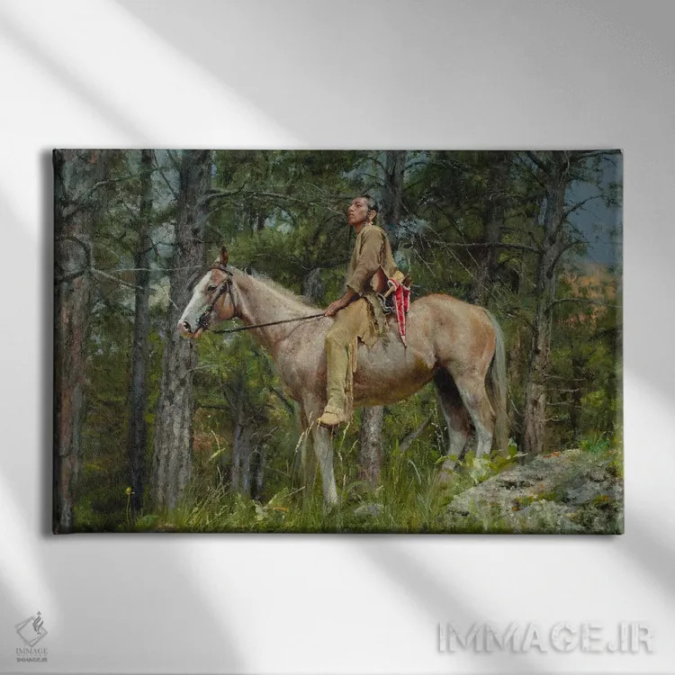 تابلو آرامش بیصدا اثر دیوید ادوارد کوسرا - نمای روبهرو روی دیوار