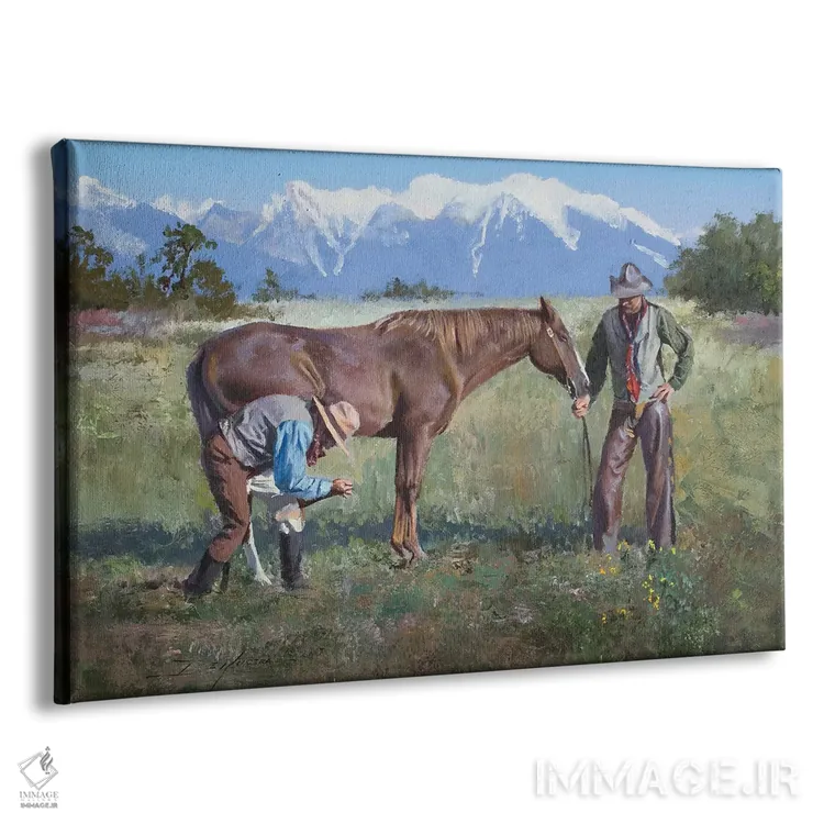 تابلو کسبوکار کفش اثر دیوید ادوارد کوسرا - نمای پرسپکتیو محصول
