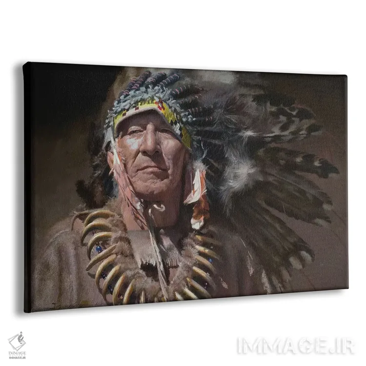 تابلو پدرسالار بزرگ اثر دیوید ادوارد کوسرا - نمای پرسپکتیو محصول