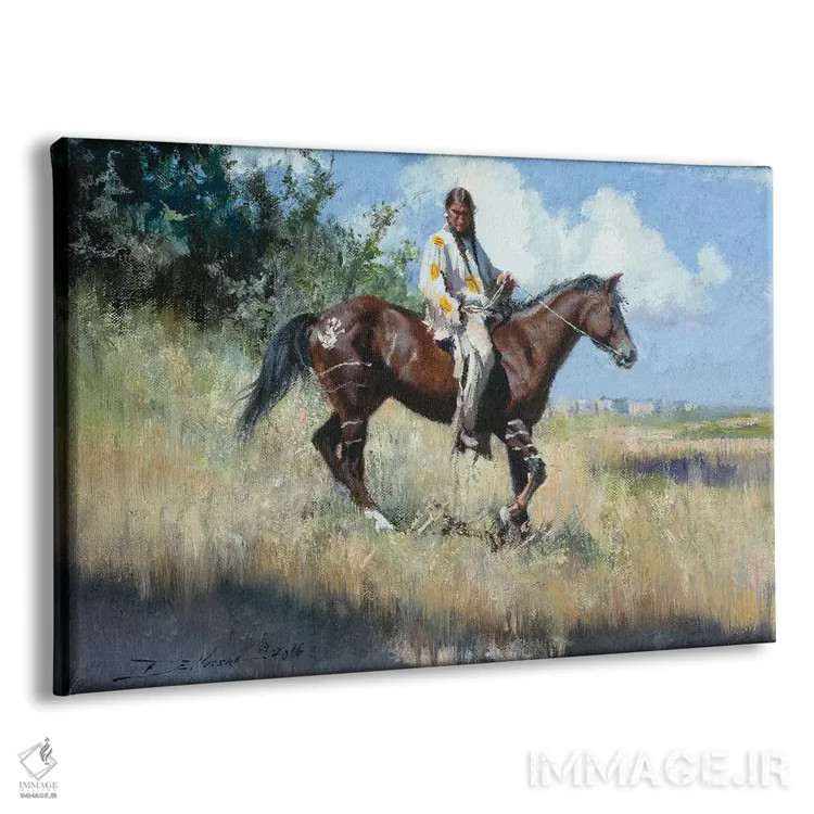 تابلو لبهی سرزمینهای بد (ناحیه بدنلَندز در آمریکا) اثر دیوید ادوارد کوسرا - نمای پرسپکتیو محصول