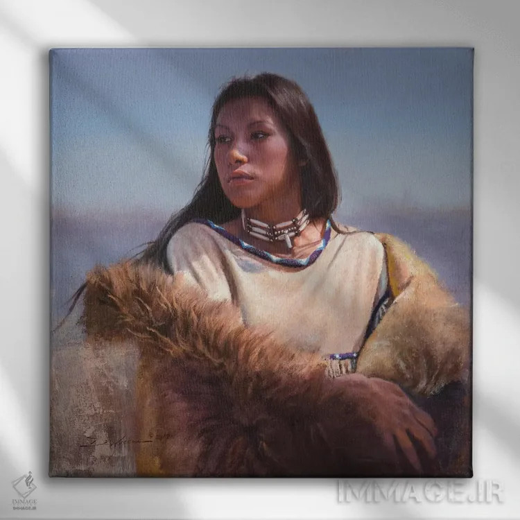 تابلو خنکای تابستان اثر دیوید ادوارد کوسرا - نمای روبهرو روی دیوار