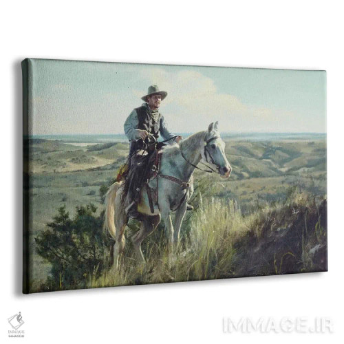 تابلو گاوچران صعودکننده اثر دیوید ادوارد کوسرا - نمای پرسپکتیو محصول