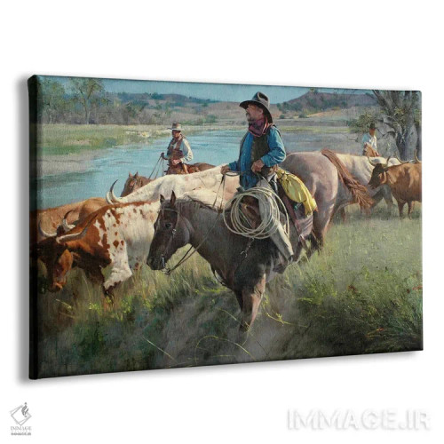 تابلو کسبوکار طبق معمول اثر دیوید ادوارد کوسرا - نمای پرسپکتیو محصول