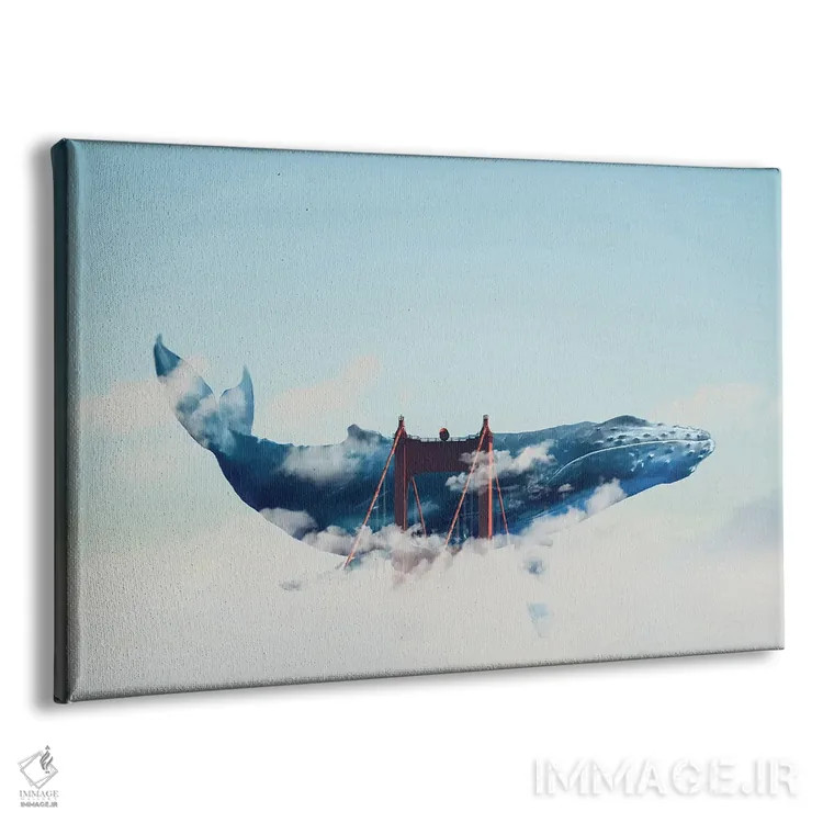 تابلو تماشای نهنگ در سانفرانسیسکو اثر دیوید لوبلاو - نمای پرسپکتیو محصول