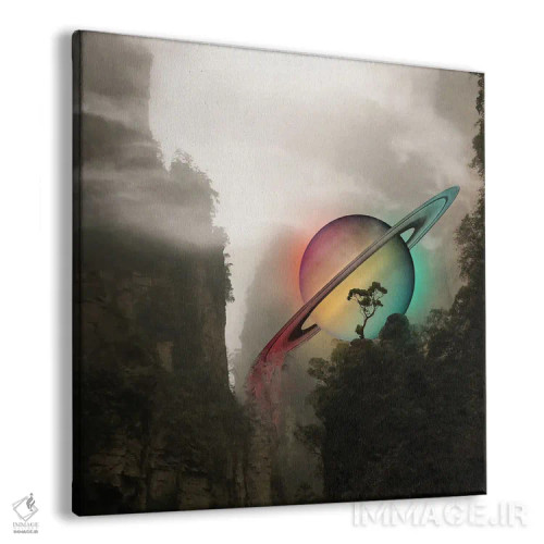 تابلو نشستن بر زحل اثر دیوید لوبلاو - نمای پرسپکتیو محصول