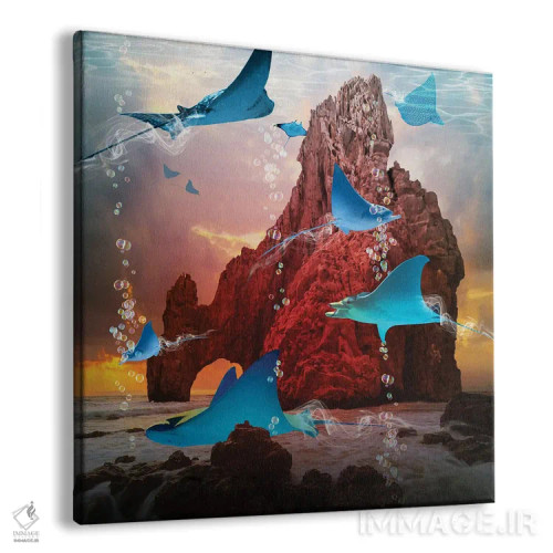 تابلو خواب دیدن در نقطهٔ پرتوها اثر دیوید لوبلاو - نمای پرسپکتیو محصول