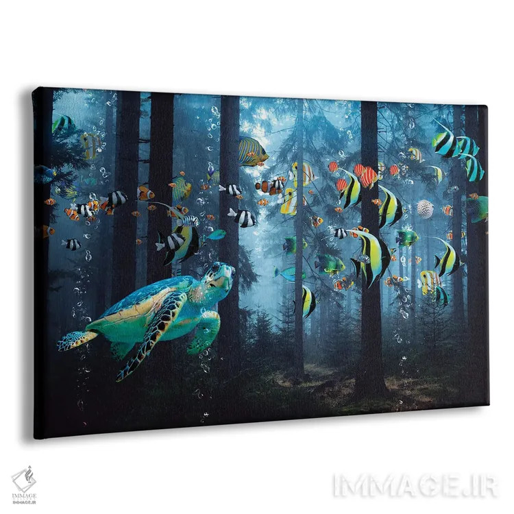 تابلو جنگل استوایی اثر دیوید لوبلاو - نمای پرسپکتیو محصول