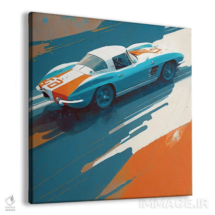 تابلو شورلت کوروت مسابقهای اثر دیوید لوبلاو - نمای پرسپکتیو محصول