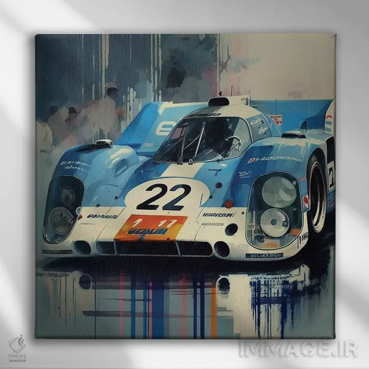 تابلو مسابقه لمان اثر دیوید لوبلاو - نمای روبهرو روی دیوار