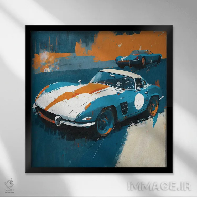 تابلو مسابقهٔ کوروت اثر دیوید لوبلاو - نمای قابدار مشکی