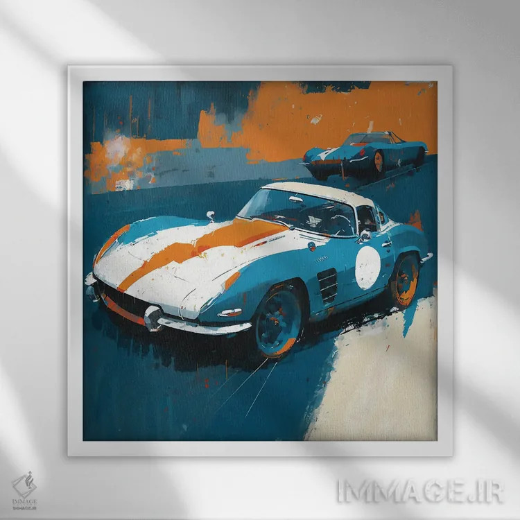 تابلو مسابقهٔ کوروت اثر دیوید لوبلاو - نمای قابدار سفید