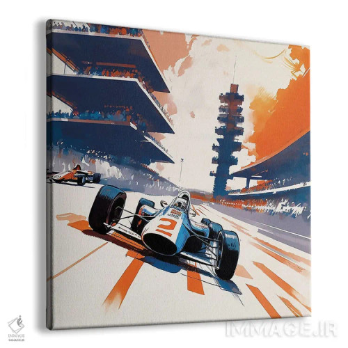 تابلو رانندهٔ مسابقهای ایندیاناپولیس (ایندی) اثر دیوید لوبلاو - نمای پرسپکتیو محصول