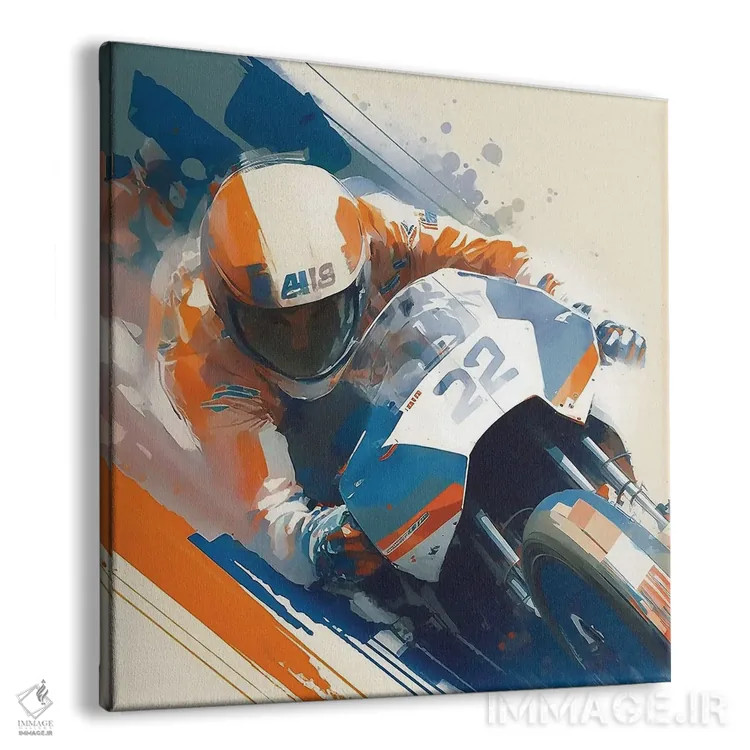 تابلو ورزشهای موتوری اثر دیوید لوبلاو - نمای پرسپکتیو محصول