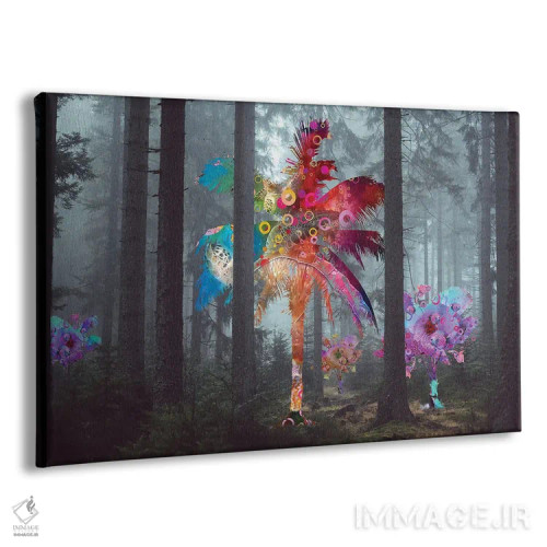 تابلو گوناگونی در جنگل اثر دیوید لوبلاو - نمای پرسپکتیو محصول