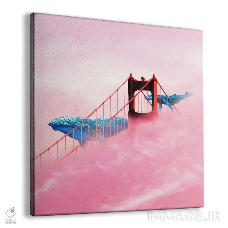 تابلو تماشای نهنگ ساحلی اثر دیوید لوبلاو - نمای پرسپکتیو محصول