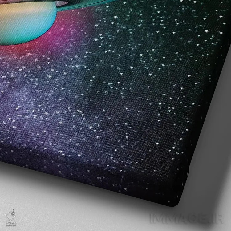 تابلو مجسمهٔ پوشیده (ابهام: sature شاید اشتباه املایی statue باشد) اثر دیوید لوبلاو - نمای نزدیک بافت بوم