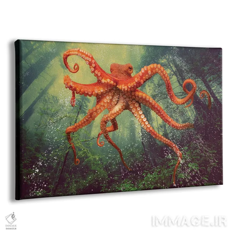 تابلو جنگل اختاپوس اثر دیوید لوبلاو - نمای پرسپکتیو محصول