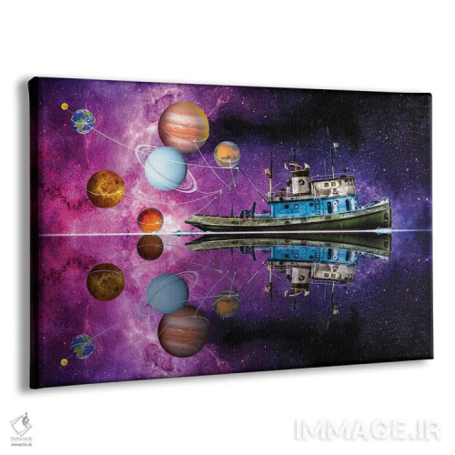 تابلو جاذبهٔ سیارهای اثر دیوید لوبلاو - نمای پرسپکتیو محصول