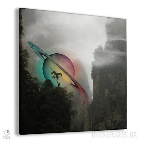 تابلو فرود بر زحل (سیاره) اثر دیوید لوبلاو - نمای پرسپکتیو محصول