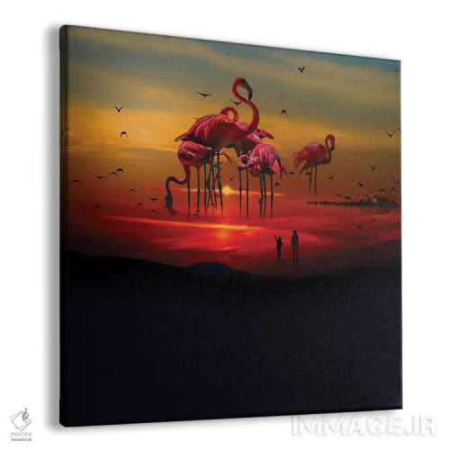 تابلو ساحل فلامینگو اثر دیوید لوبلاو - نمای پرسپکتیو محصول