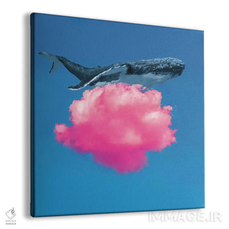 تابلو استراحت نهنگ اثر دیوید لوبلاو - نمای پرسپکتیو محصول