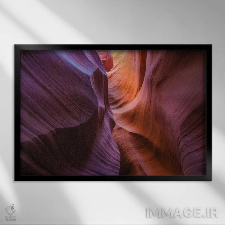 تابلو پلیکروم (چند رنگ) اثر داستین لِفور - نمای قابدار مشکی