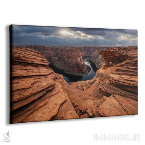 تابلو پیچ رودخانه اثر داستین لِفور - نمای پرسپکتیو محصول