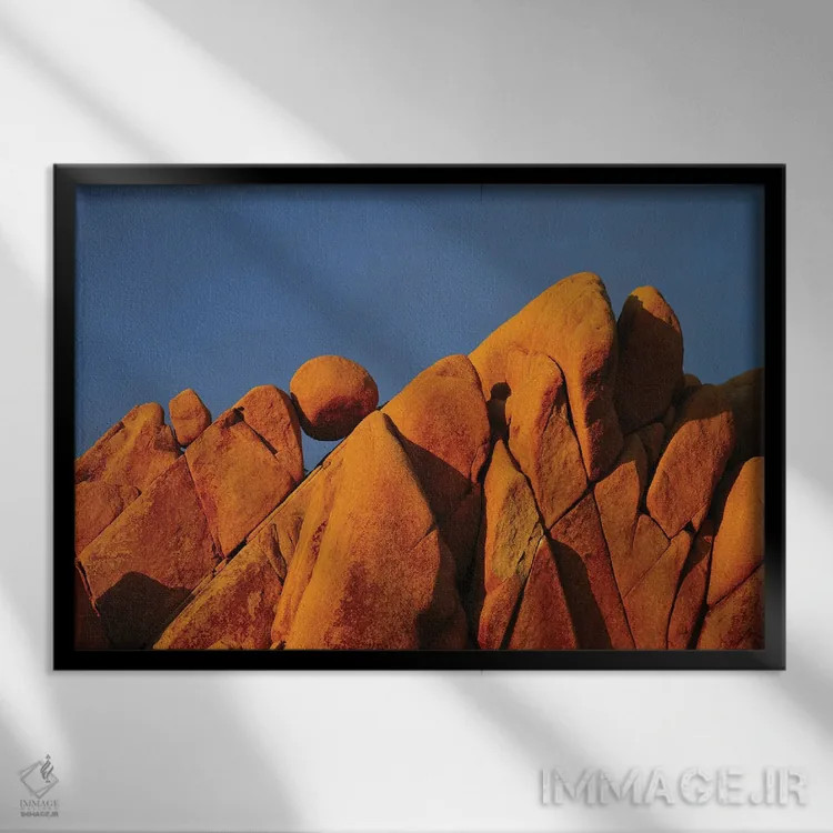 تابلو هندسه اثر داستین لِفور - نمای قابدار مشکی