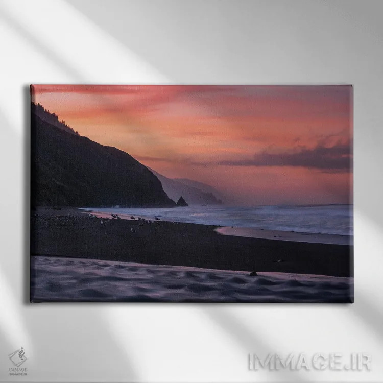 تابلو ساحل گمشده اثر داستین لِفور - نمای روبهرو روی دیوار