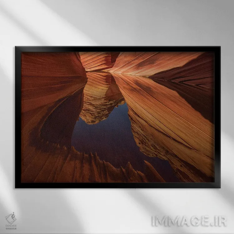 تابلو مکه (شهر در عربستان) اثر داستین لِفور - نمای قابدار مشکی