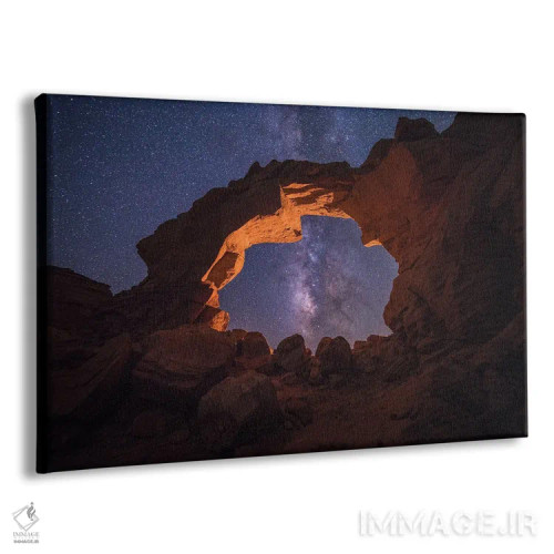 تابلو طاق آرسنیک و کهکشان راه شیری اثر داستین لِفور - نمای پرسپکتیو محصول