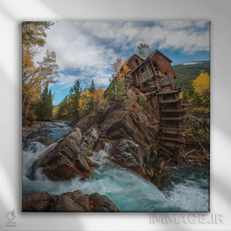 تابلو آسیاب تویستال اثر داستین لِفور - نمای روبهرو روی دیوار