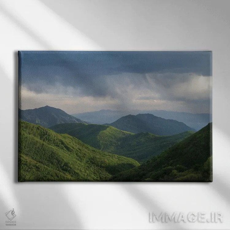 تابلو گذرگاه دره شرقی اثر داستین لِفور - نمای روبهرو روی دیوار